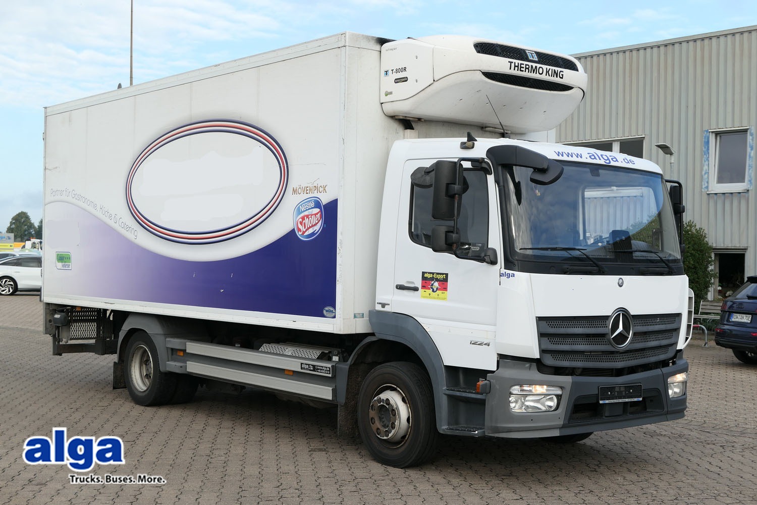 MERCEDES-BENZ 1224 L Atego  fourgon refrigerant avec hayon elevateur