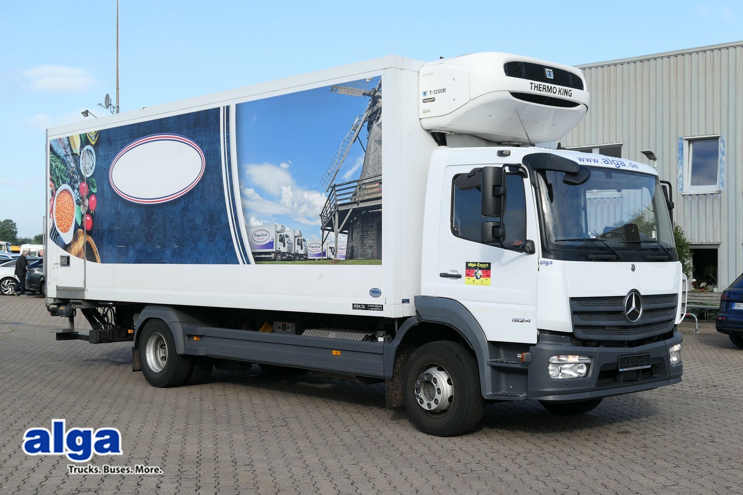 MERCEDES-BENZ 1524 L Atego  fourgon refrigerant avec hayon elevateur