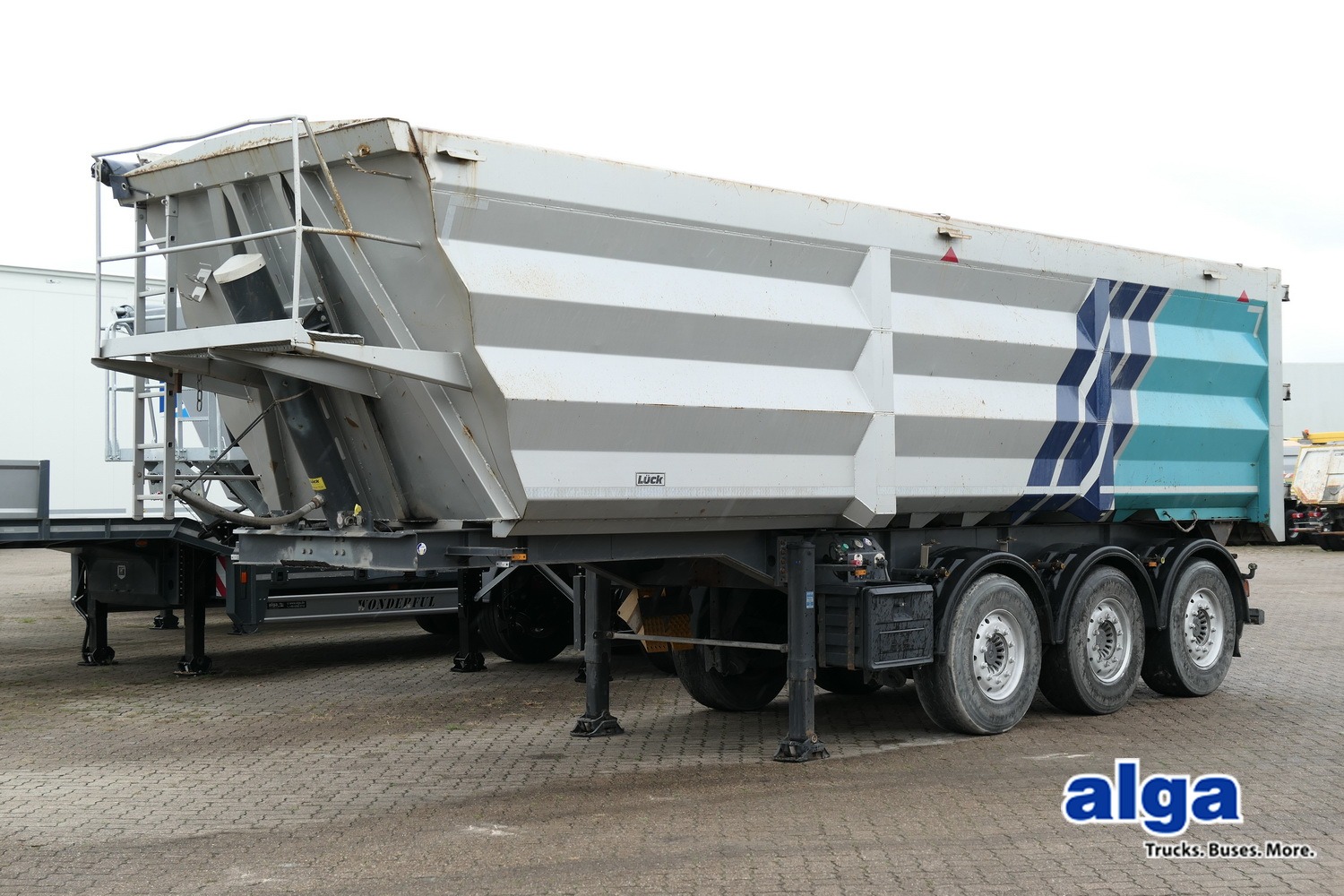 LUECK SKF 35  Stahl- Hinterkippmulde