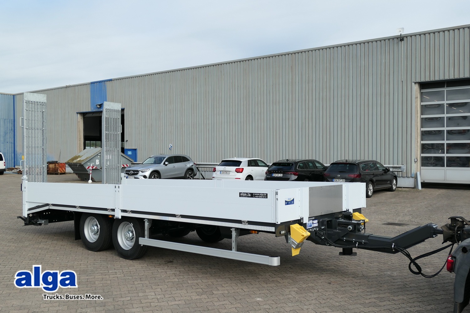 ALGA TAT-B 110  Tieflader mit Bordwänden